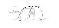 Easy Camp Fairfields Drive Away Awning (2022) -Camping Sales Shop 120375 Fairfields DrawingPerspective2