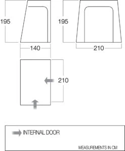 Vango Drive Away Awning Inner Bedroom - BR001 -Camping Sales Shop 2021 Vango Floorplan Drive Away Bedroom