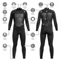 Osprey Origin 3mm Full Length Wetsuit -Camping Sales Shop 3 4 35