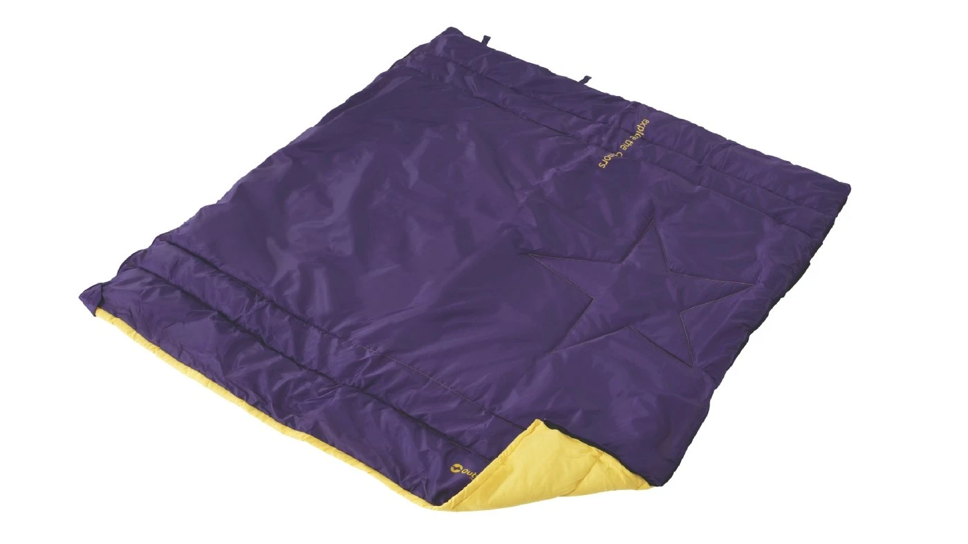 Outwell Cave Kids Purple Sleeping Bag 3 Outwell Cave Kids Purple Sleeping Bag - Image 3