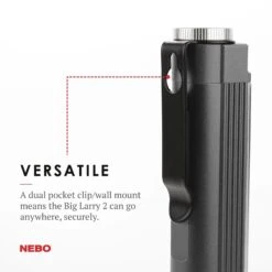 Nebo Big Larry™ 2 -Camping Sales Shop 6737 GRAY PocketClip 01 1800x1800 97f94276 d04a 4d74 89b6 cd673f132b5e
