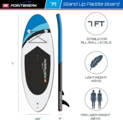 M.Y 7ft Blue Paddle Board Package -Camping Sales Shop 805 2274