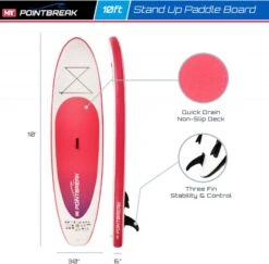 M.Y 10ft Inflatable Paddle Board Package -Pink -Camping Sales Shop 809 2938