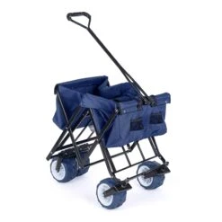 Yello Folding Beach Trolley 9 Yello Folding Beach Trolley -Camping Sales Shop BGG1675 yello foldable trolley blue detail 04 copy