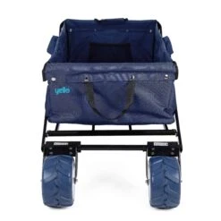 Yello Folding Beach Trolley 10 Yello Folding Beach Trolley -Camping Sales Shop BGG1675 yello foldable trolley blue front copy