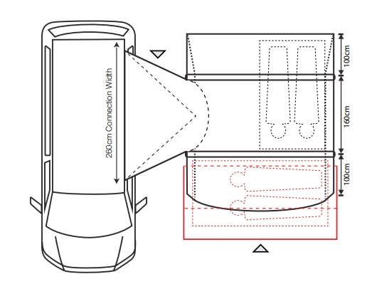 Outdoor Revolution Cayman Curl Low Air Drive Away Awning 2022 13 Outdoor Revolution Cayman Curl Low Air Drive Away Awning 2022 - Image 13