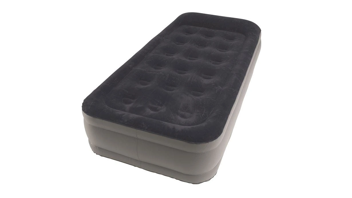 Outwell Flock Superior Single Air Bed With Built In Pump 1 Outwell Flock Superior Single Air Bed With Built In Pump