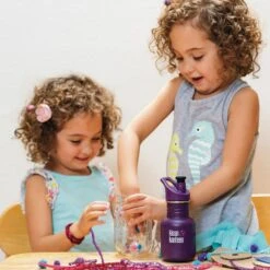 Klean Kanteen Kid Classic Sport Bottle 355ml - Surfs Up -Camping Sales Shop K12CPPS GJ Twins water bottles lifestyle