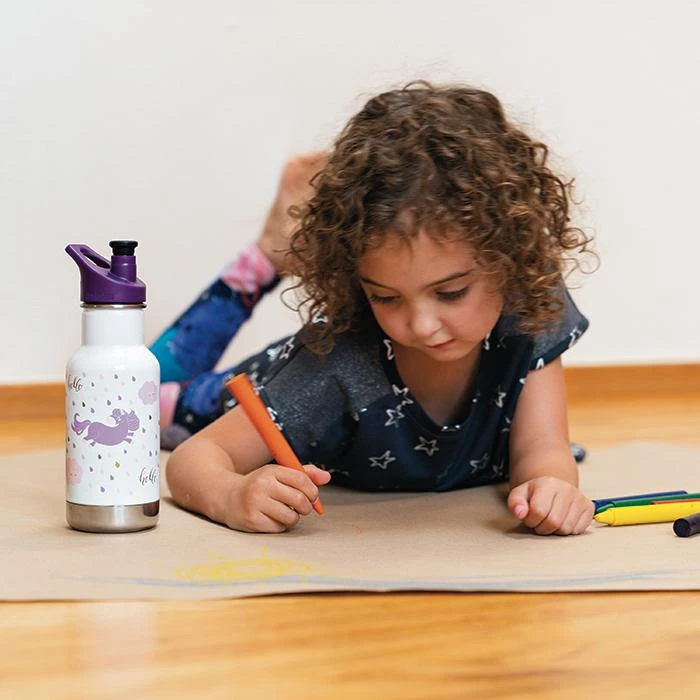 Klean Kanteen Insulated Kid Classic (355ml) - Brushed Stainless 2 Klean Kanteen Insulated Kid Classic (355ml) - Brushed Stainless - Image 2