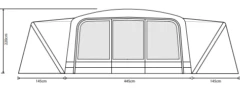 Outdoor Revolution Kalahari PC 9.0 DSE Air Tent -Camping Sales Shop Kalahari9.0DSE2