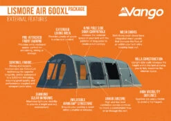Vango Lismore Air 600XL Tent Package -Camping Sales Shop Lismore Air 600XL Package