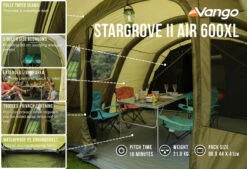Vango Stargrove II 600XL Airbeam Tent (2022) -Camping Sales Shop StargroveIIAir600XLlowres small