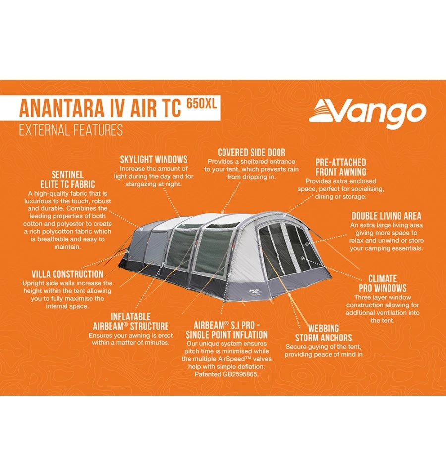 Vango Anantara IV Air TC 650XL Tent 4 Vango Anantara IV Air TC 650XL Tent - Image 4