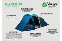 Vango Beta 350XL CLR Tent 8 Vango Beta 350XL CLR Tent -Camping Sales Shop beta 350xl clr 2