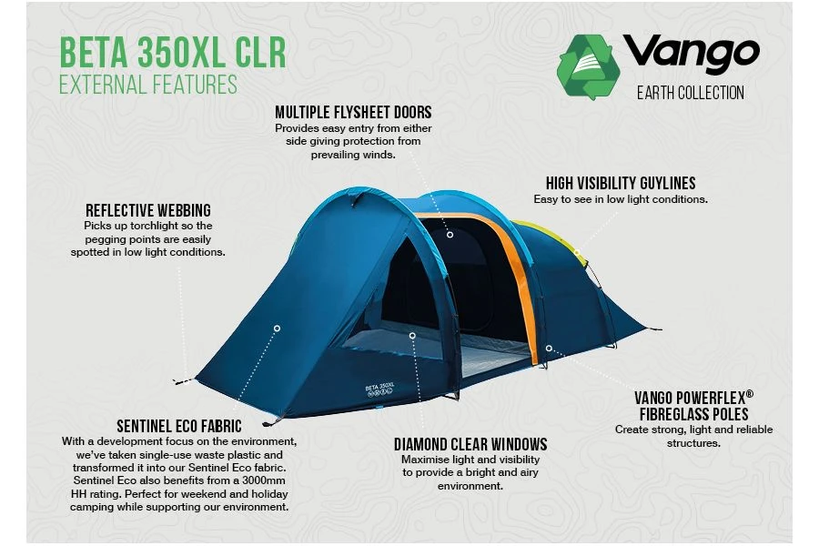 Vango Beta 350XL CLR Tent 3 Vango Beta 350XL CLR Tent - Image 3