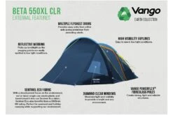 Vango Beta 550XL CLR XL Tent -Camping Sales Shop beta 550xl clr 1