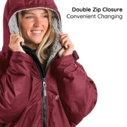 Osprey Unisex Changing Robe Maroon 15 Osprey Unisex Changing Robe Maroon -Camping Sales Shop callout 2 10