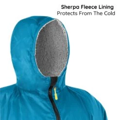 Osprey Unisex Changing Robe Teal 16 Osprey Unisex Changing Robe Teal -Camping Sales Shop callout 3 6 1