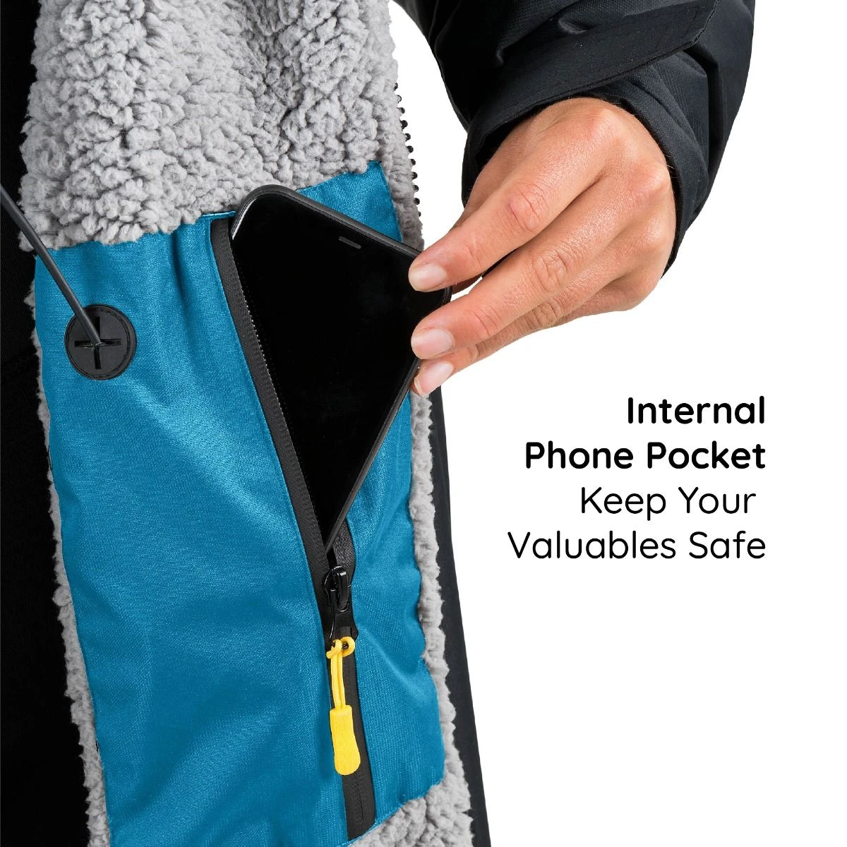 Osprey Unisex Changing Robe Teal 6 Osprey Unisex Changing Robe Teal - Image 6