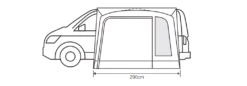Outdoor Revolution Cayman Cona F/G Drive Away Awning With Free Footprint And Carpet -Camping Sales Shop cayman cona fg 3