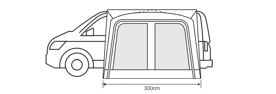 Outdoor Revolution Cayman Cuba Air Low Drive Away Awning 4 Outdoor Revolution Cayman Cuba Air Low Drive Away Awning - Image 4
