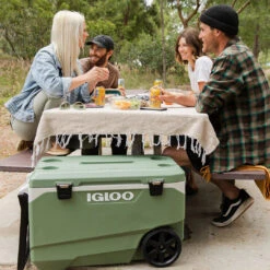 Igloo ECOCOOL Latitude 90 QT Roller Cooler -Camping Sales Shop ecocool latitude roller