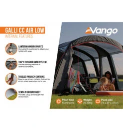 Vango Galli CC Air Low Drive Away Awning -Camping Sales Shop galli cc air low 3