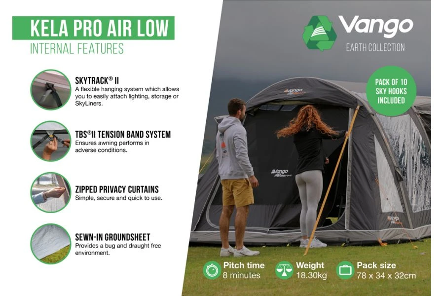 Vango Kela Pro Air Low Drive Away Awning 3 Vango Kela Pro Air Low Drive Away Awning - Image 3