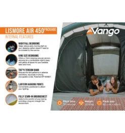 Vango Lismore Air 450 Tent Package 10 Vango Lismore Air 450 Tent Package -Camping Sales Shop lismore air 450 package 4