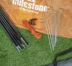 Milestone 2 Man Festival Dome Tent -Camping Sales Shop milestone waterproof 2 man dome tent orange 18839br 2